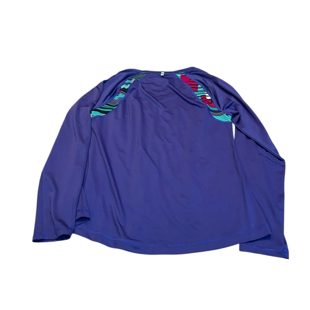 FILA long sleeve purple workout top - Image 4
