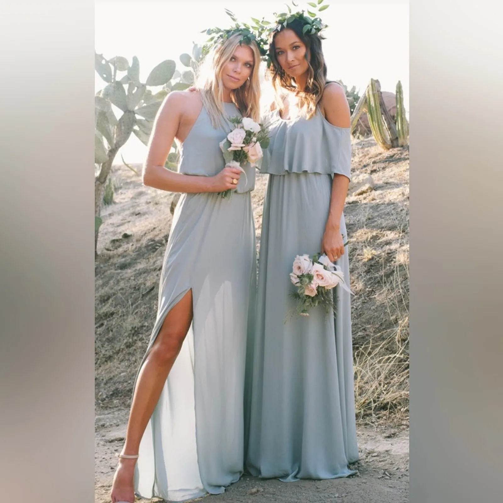 Show Me‎ Your MuMu The Caitlin Ruffle Maxi Dress Bridesmaid Dress - Image 2