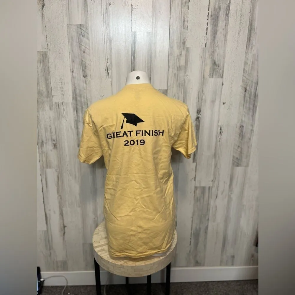 Bulldog tshirt Gold Size M - Image 3