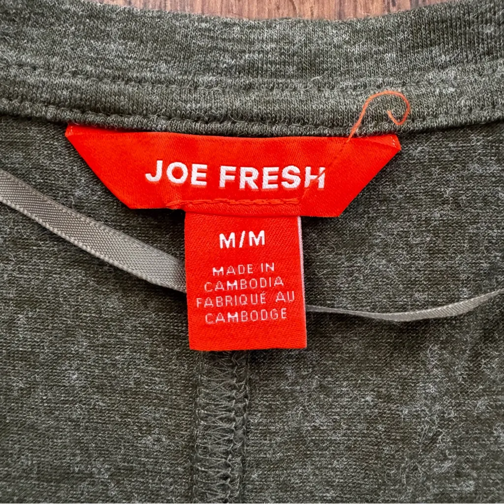 JOE FRESH green v-neck tunic, size M - Image 7