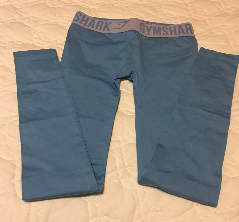 Gymshark Light Blue Leggings - Image 3