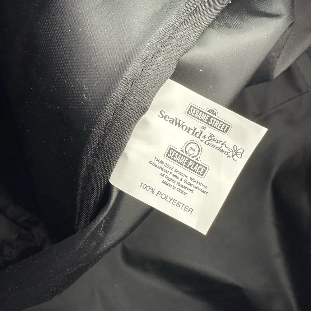 New With Tags Denim Sesame Street Blue Duffle Tote Weekender Travel Bag Luggage - Image 15