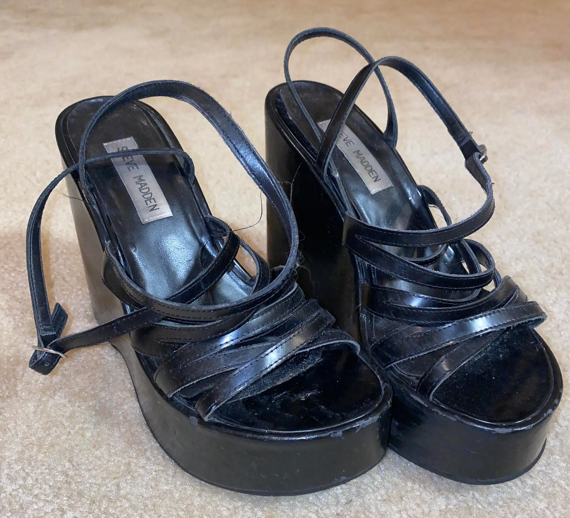 Steve Madden Vintage 90s Platform Heels - Image 2