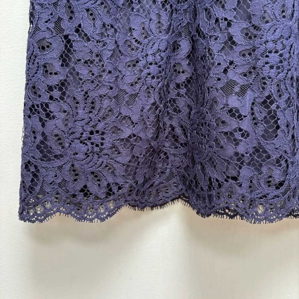 Draper James Bell Sleeve Lace Dressing Nassau Navy 4 - Image 9