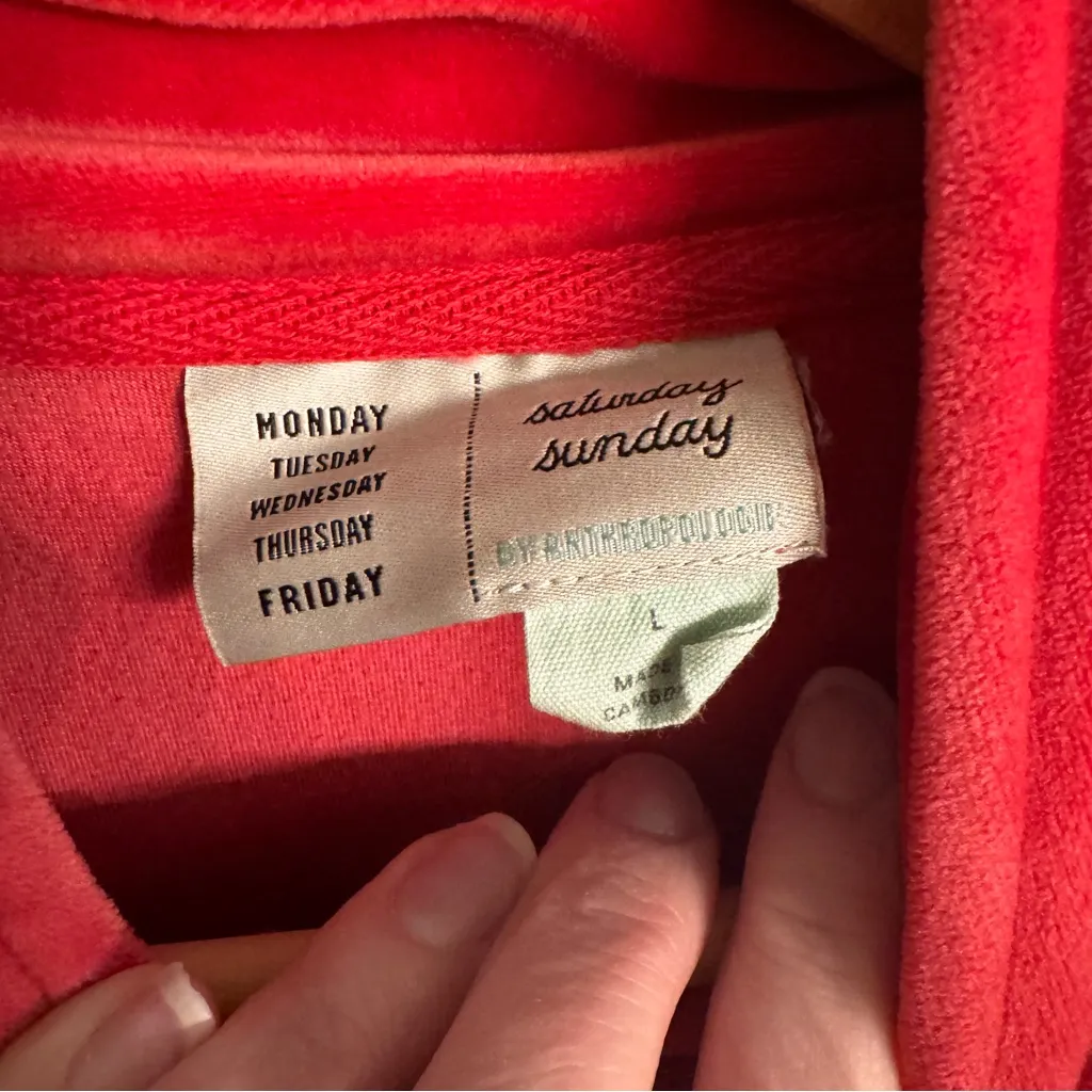 ANTHRO | SATURDAY SUNDAY  Velvet Zip-Up Tunic - Image 6