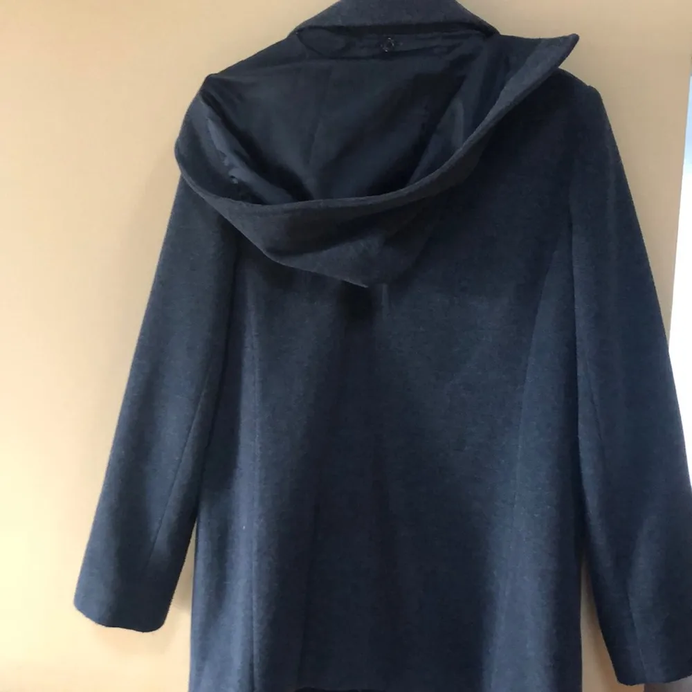 KENNETH COLE REACTION Grey/Charcoal Coat Size 14 - Image 9