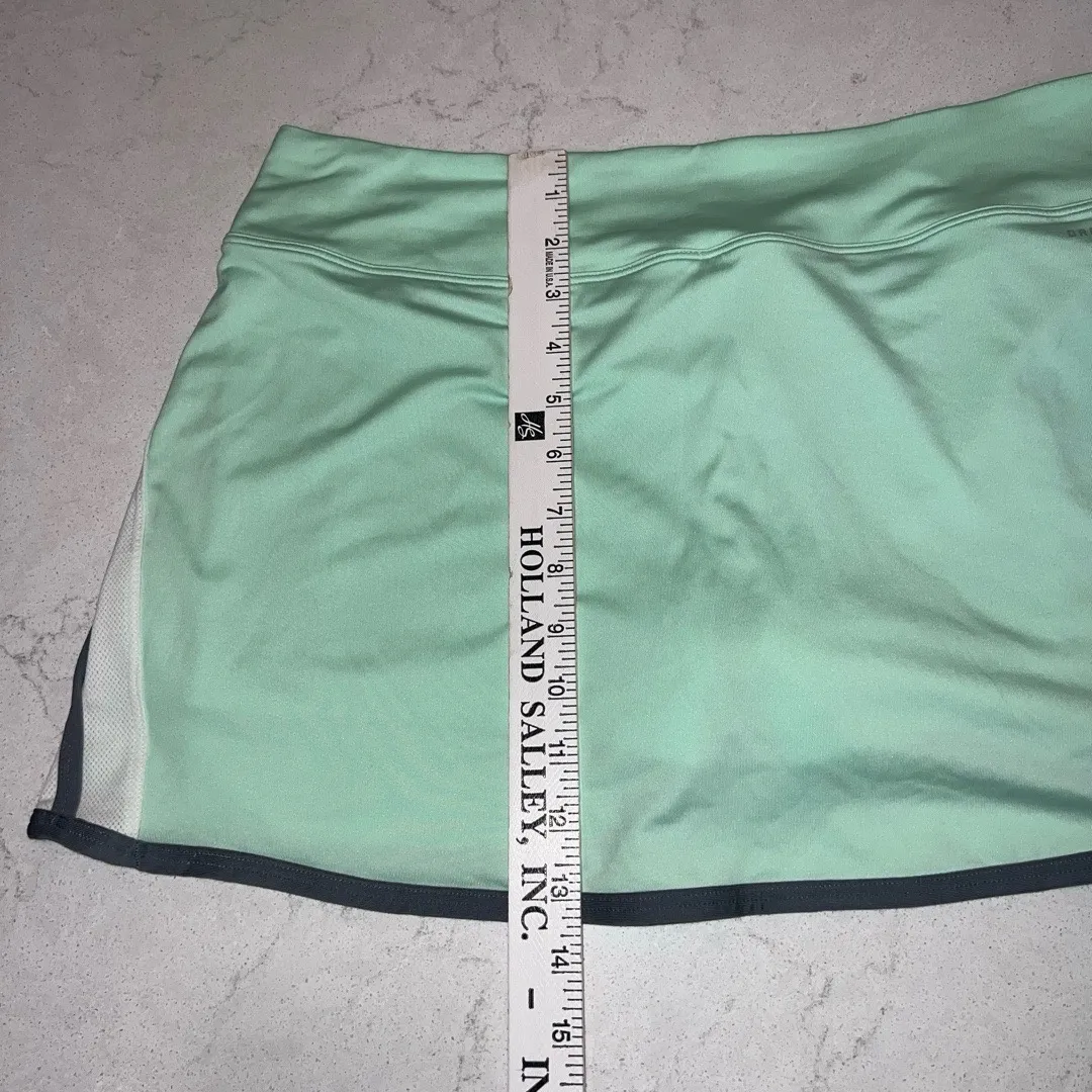 Nike Skort Womens Large Mint Green White Grey Dri Fit Tennis Golf - Image 7