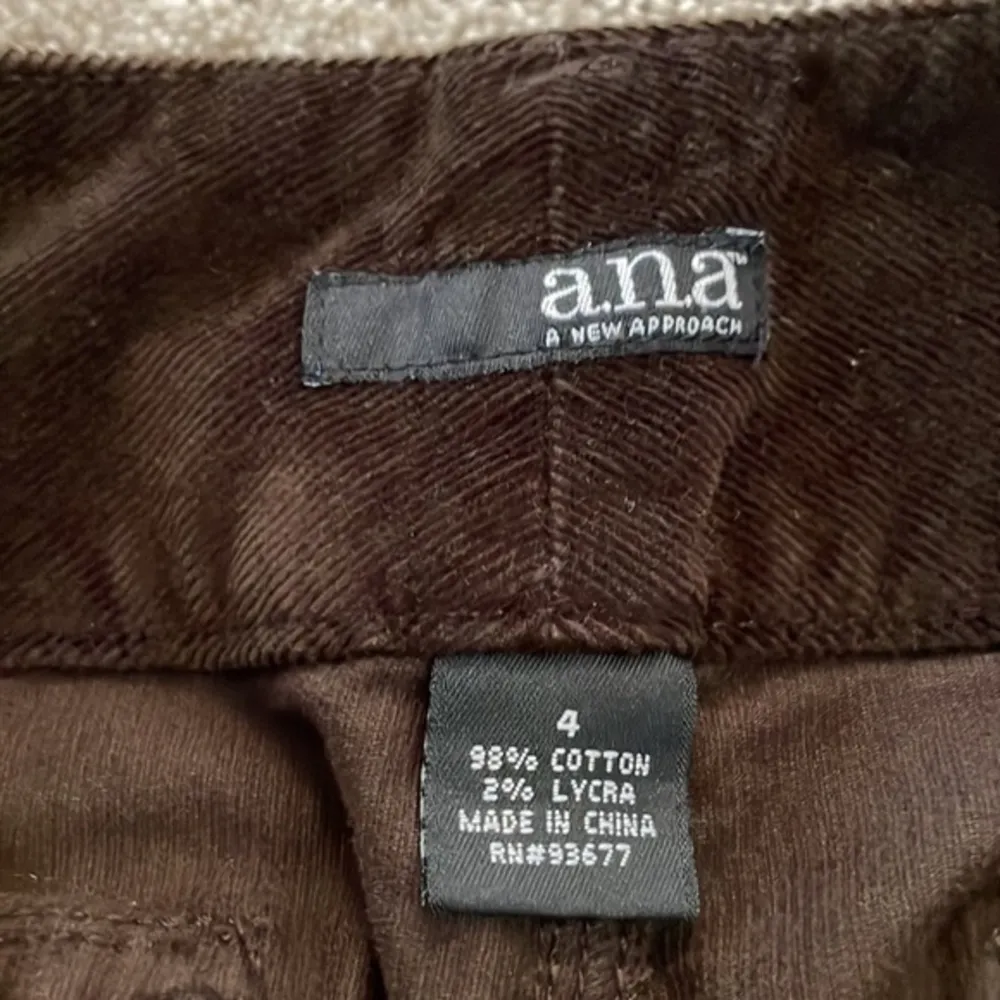 a.n.a Brown Corduroy Cropped Pants - Image 6