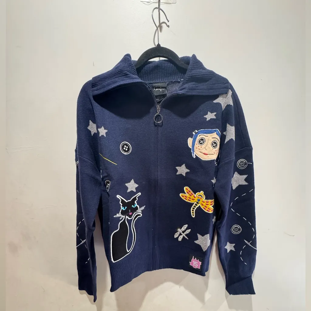 Laika Coraline Icons Women's Zippered Sweater - Image 4