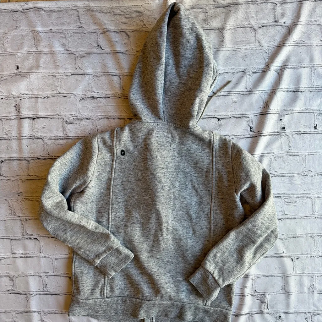 FIGS Sweatshirt Hooded Women's Gray XS Nurse Medical Uniform Full Zip Work EUC - Image 10
