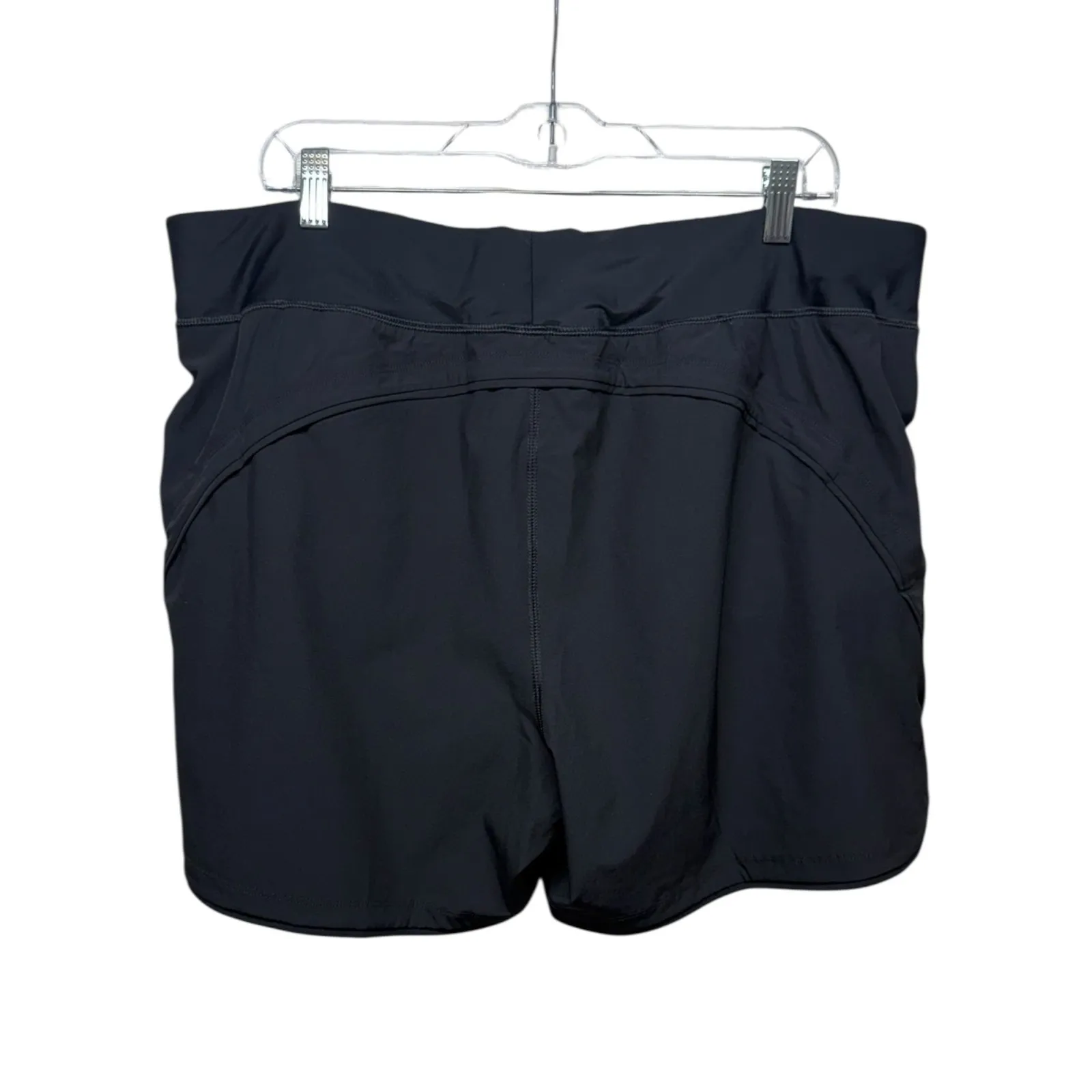 NWOT‎ Lands End Women Sz 18 Swim Quick Dry Board Shorts 5" UPF 50 Black Lined - Image 2