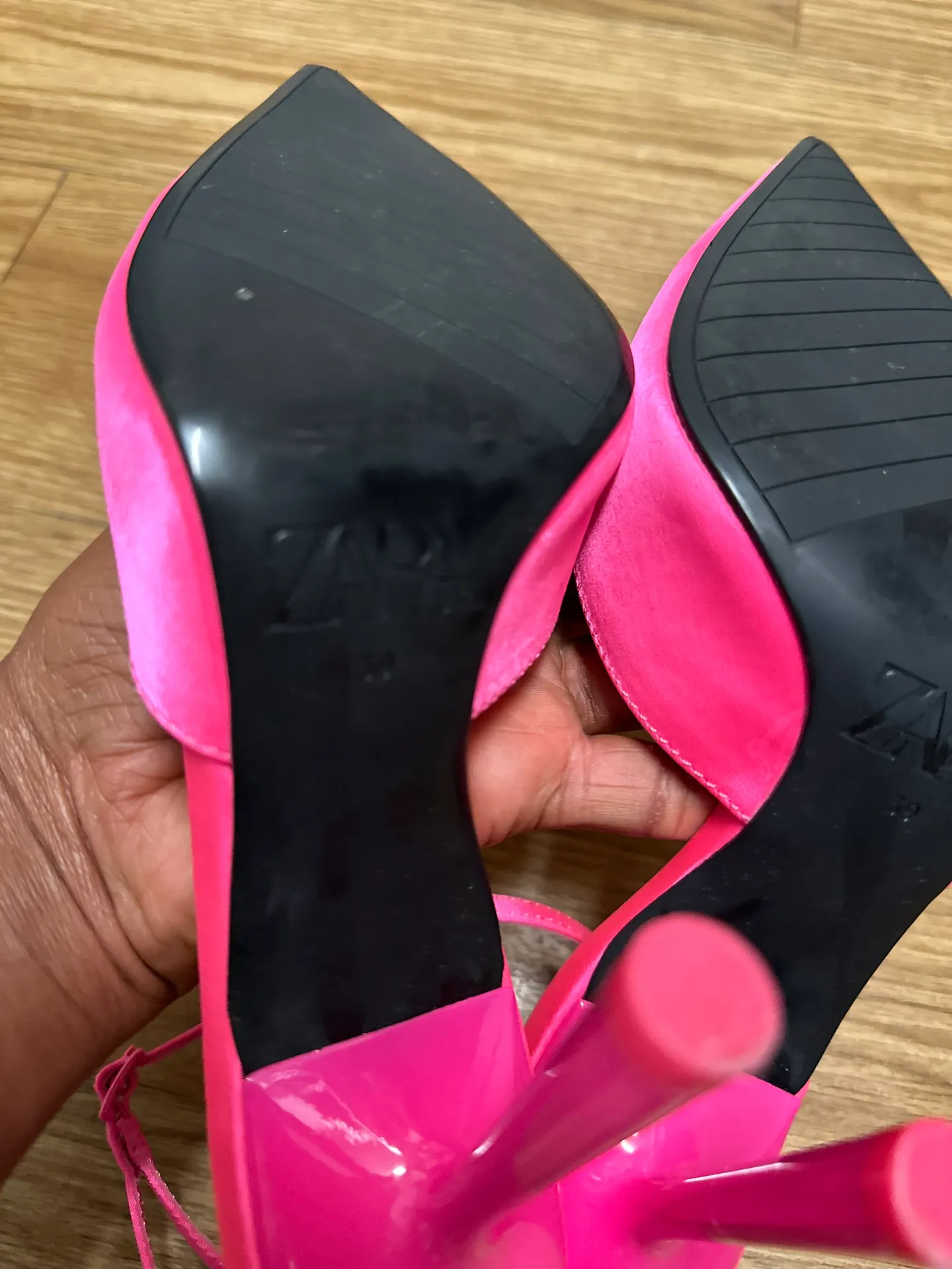 pink pointed toe shoes - Image 8