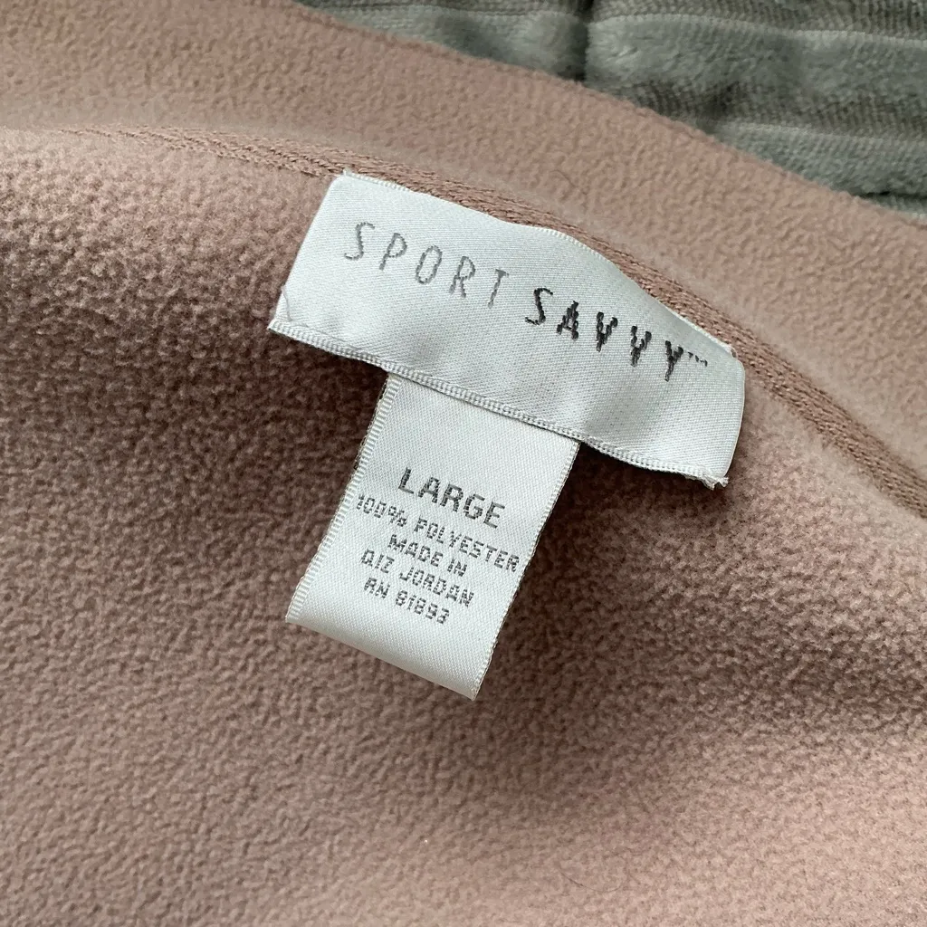 Fleece jacket SO CUTE🌸🌸🌸 Brown Size L - Image 3