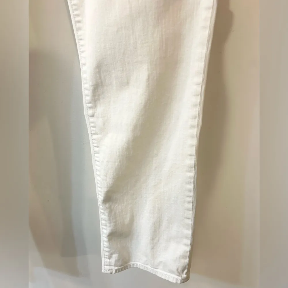 Lucky Brand Sweet n Straight White Jeans Size 16/33 - Image 6