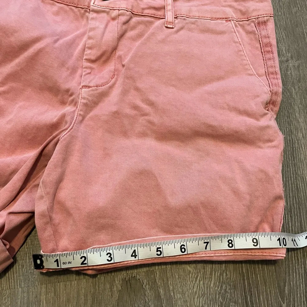 C&C California Shorts Coral Womens Size 12 Chino Khaki Stretch Beach Resort - Image 6