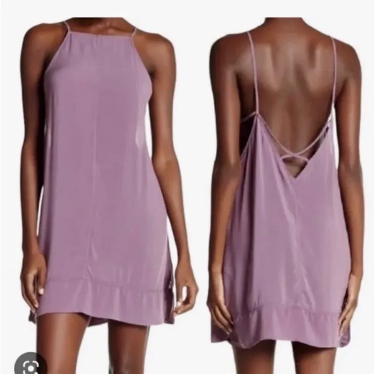 Free People Lavender Backless Dress - Image 2