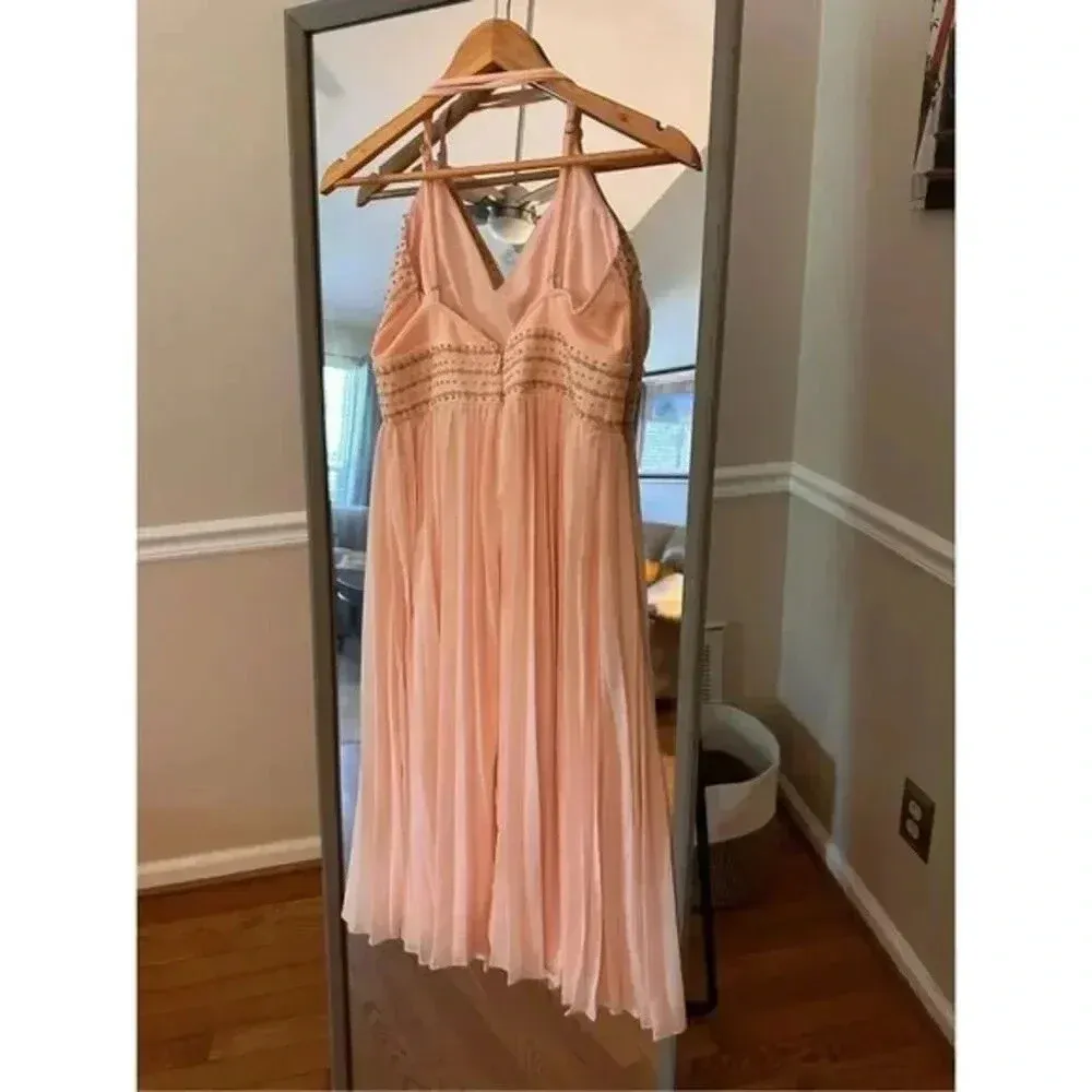 Lulus Glamorous Gala Pink Dress Medium Wedding‎ Guest Gown - Image 5