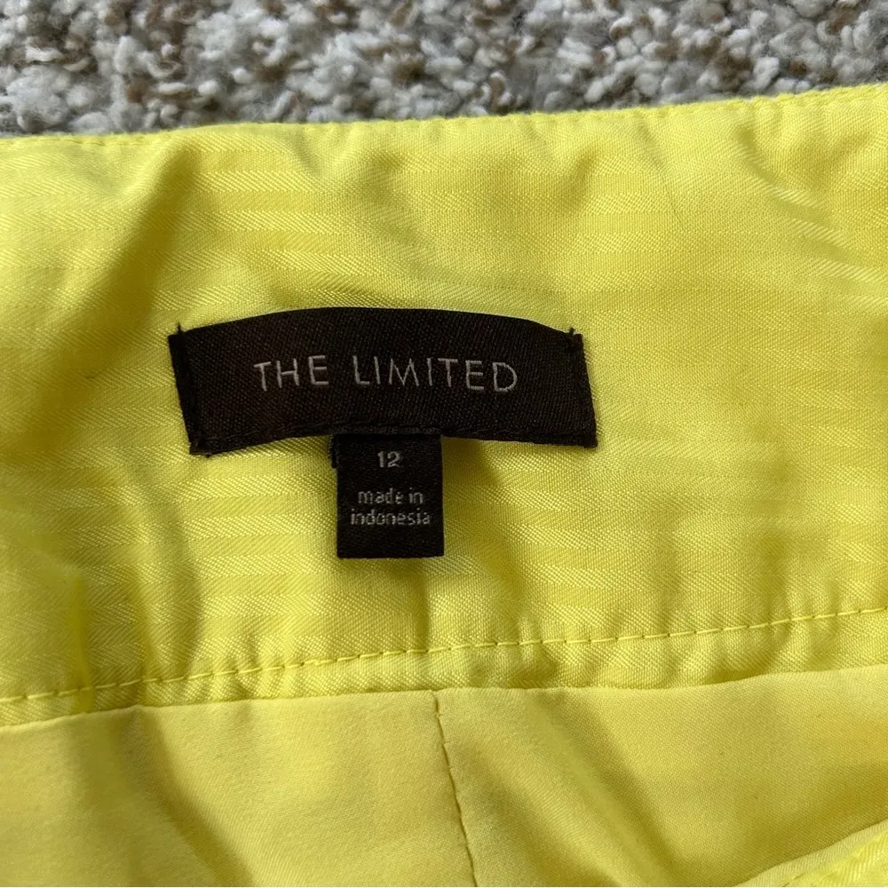 🦋 The Limited Neon Yellow A-Line Mini Skirt Formal Party Bright 12 - Image 2