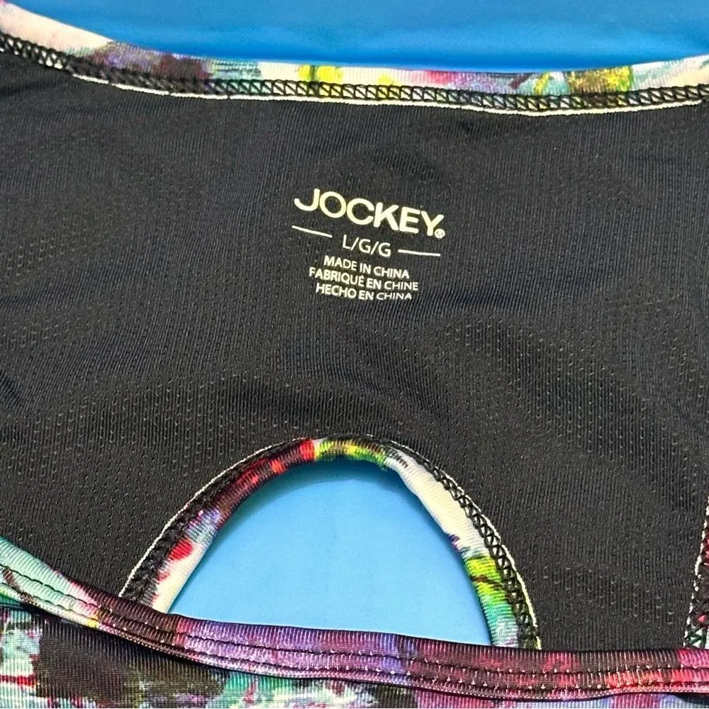 JOCKEY Women’s Molded Sports Bra L Black Size L - Image 2