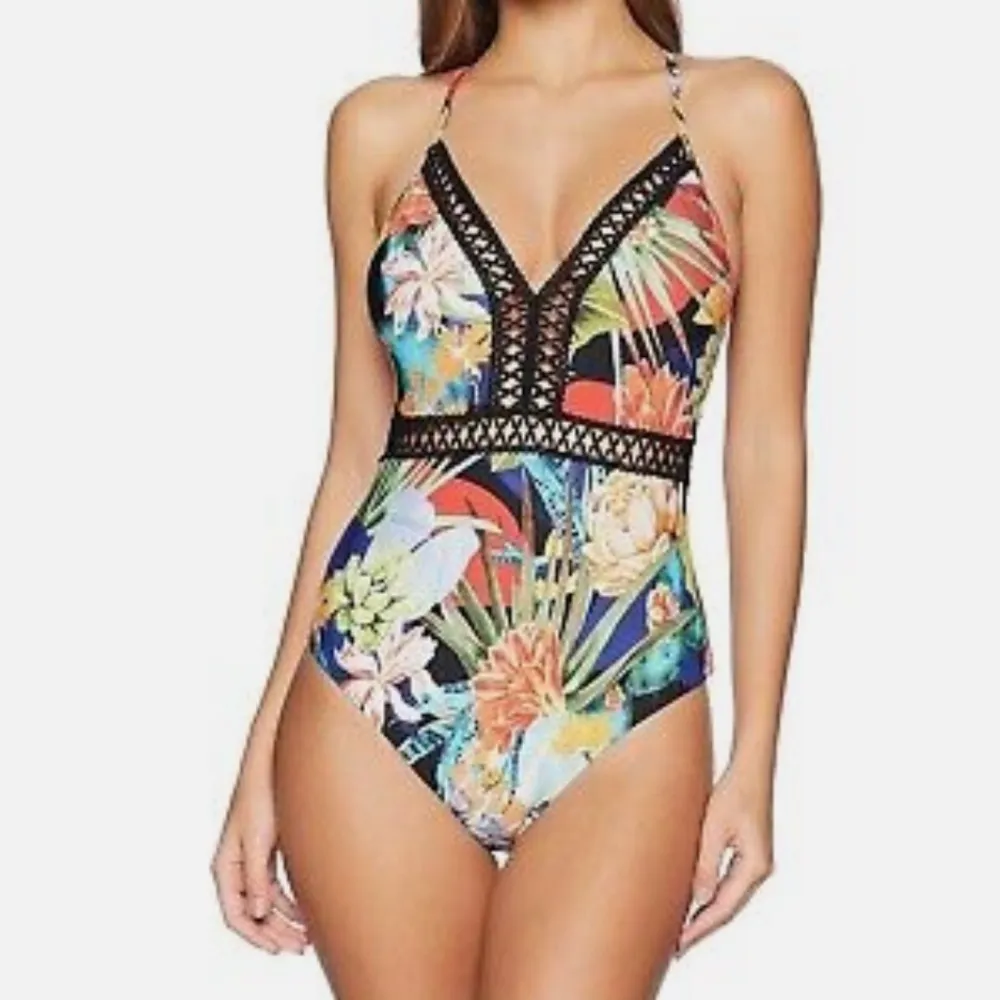 Lucky Brand Malibu Canyon One-piece Swimsuit Sz. Medium NWT - Image 5