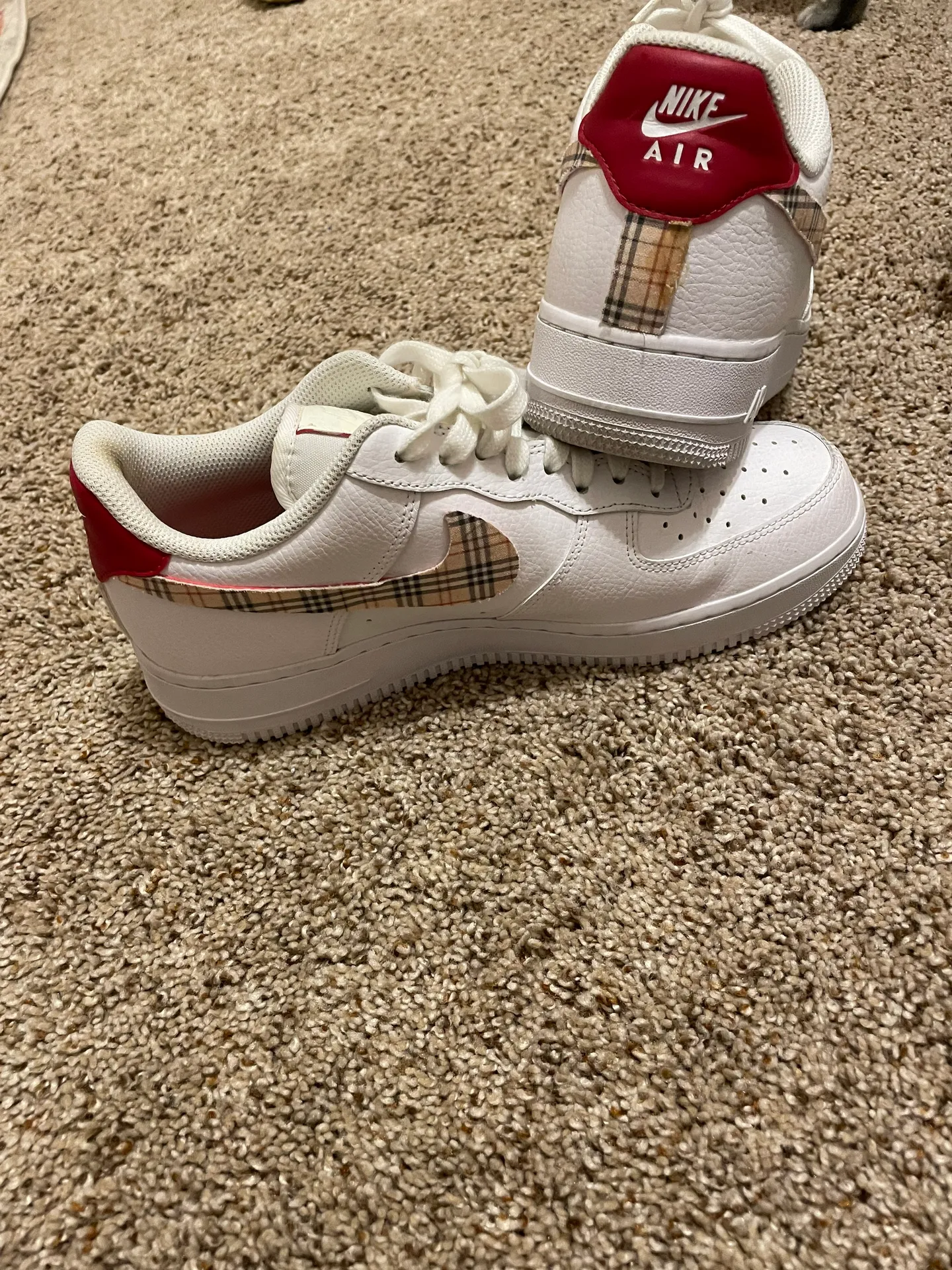 Air Forces customs Red Size 9 - Image 2
