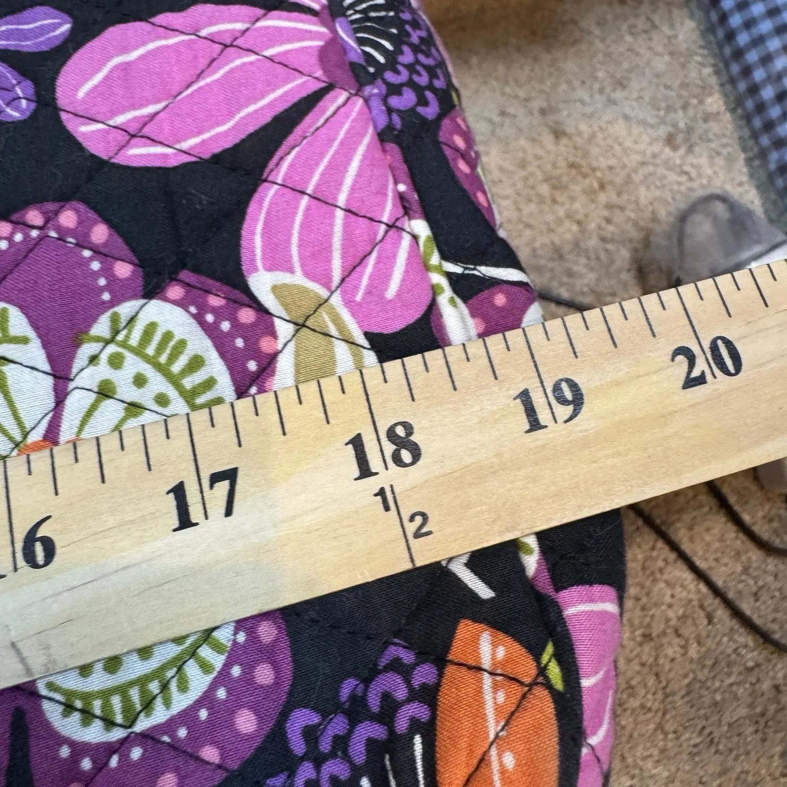 Vera Bradley Weekender Travel Bag Pirouette Pattern Pink Floral - Image 10