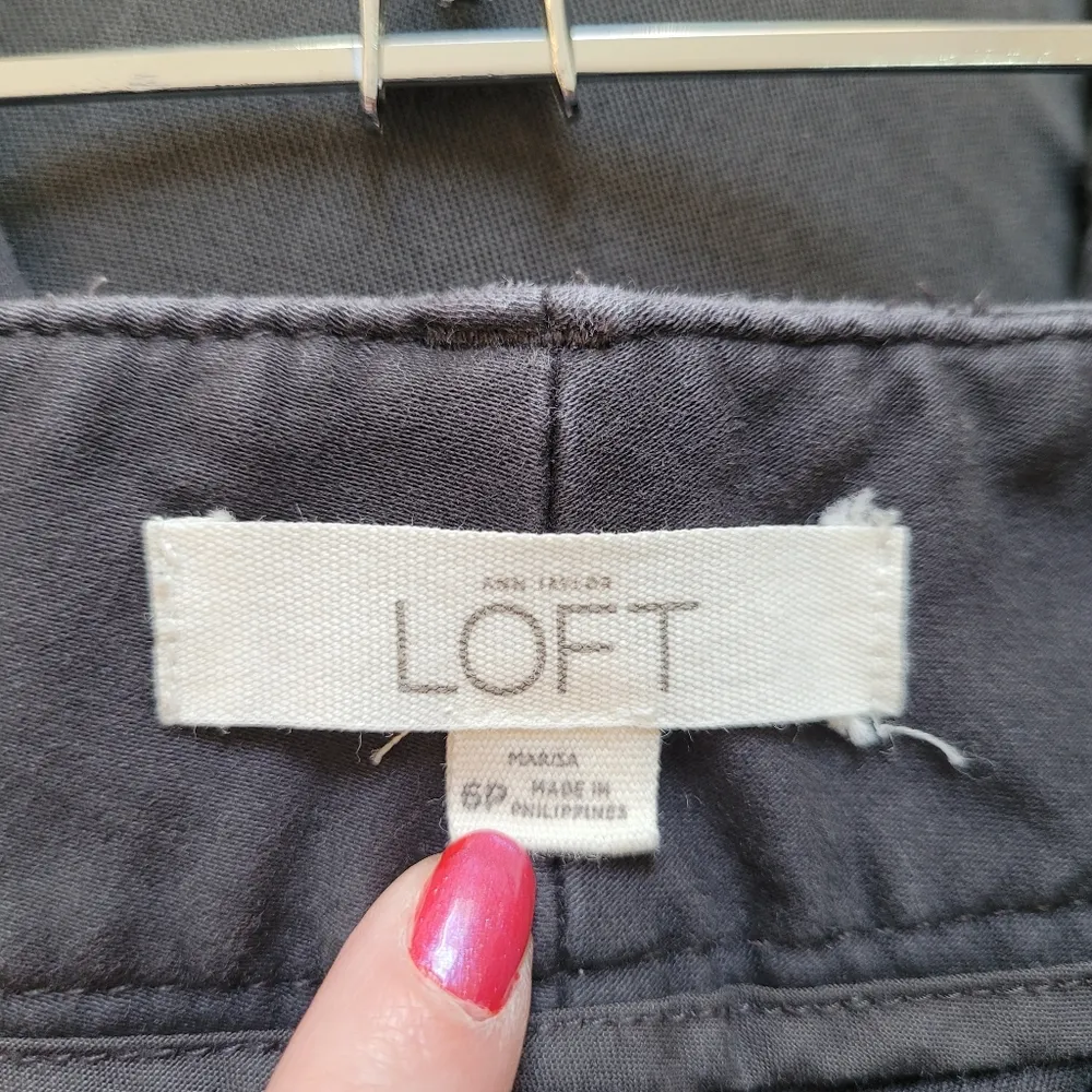 LOFT Gray Marisa Pant - Image 8