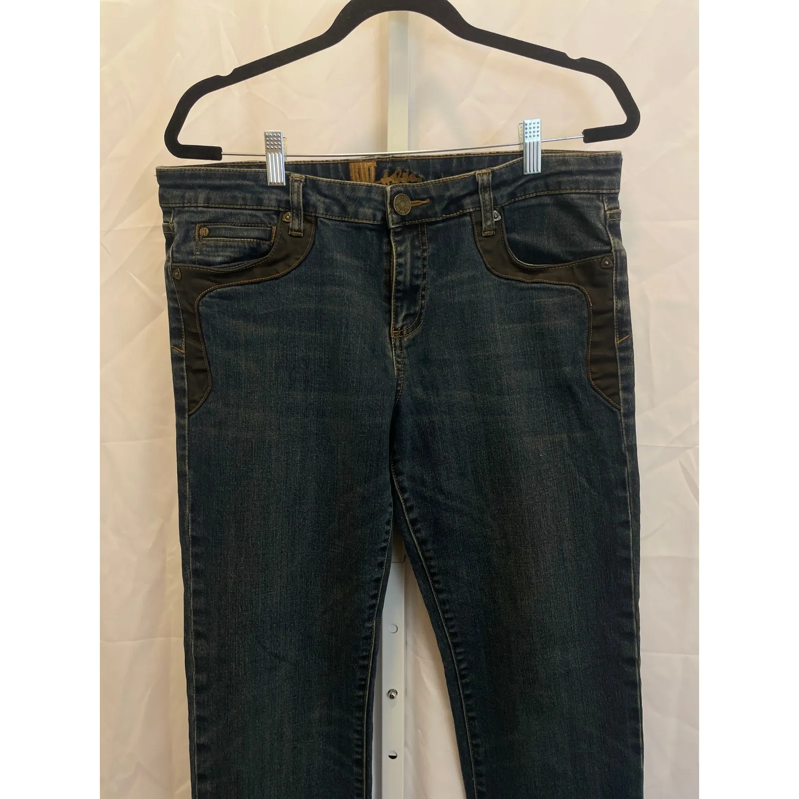 Ariat Real Straight Icon Jeans - Womens Size 31R - Blue - Image 10