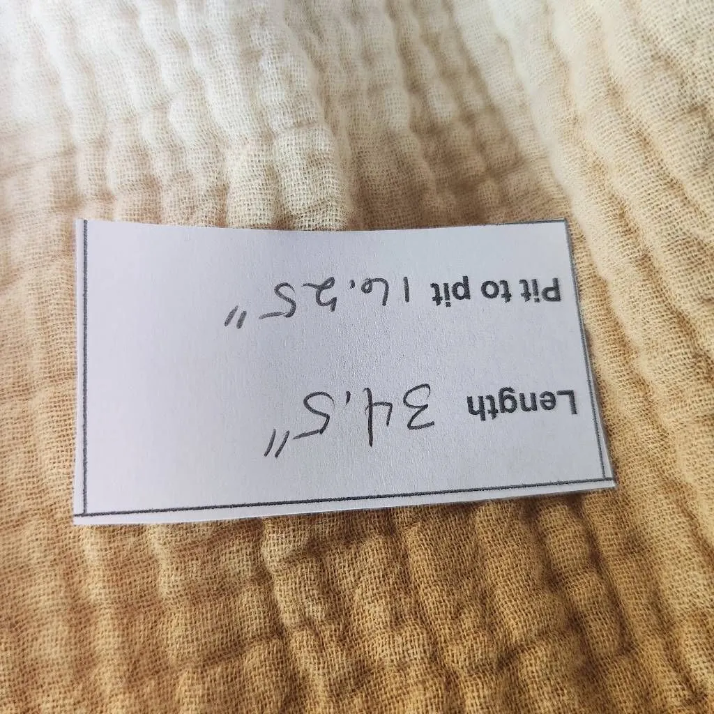 Universal Thread Gold Ombre Gauze Mini Dress Size Small Tie-Dye Cotton Dress - Image 10