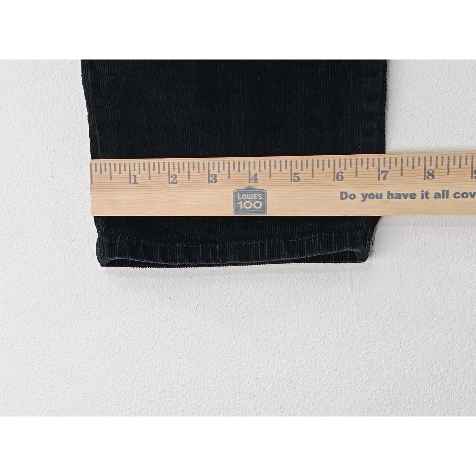 Gloria Vanderbilt Women's Corduroy Jeans Amanda Straight Leg Black Size 12 P - Image 12