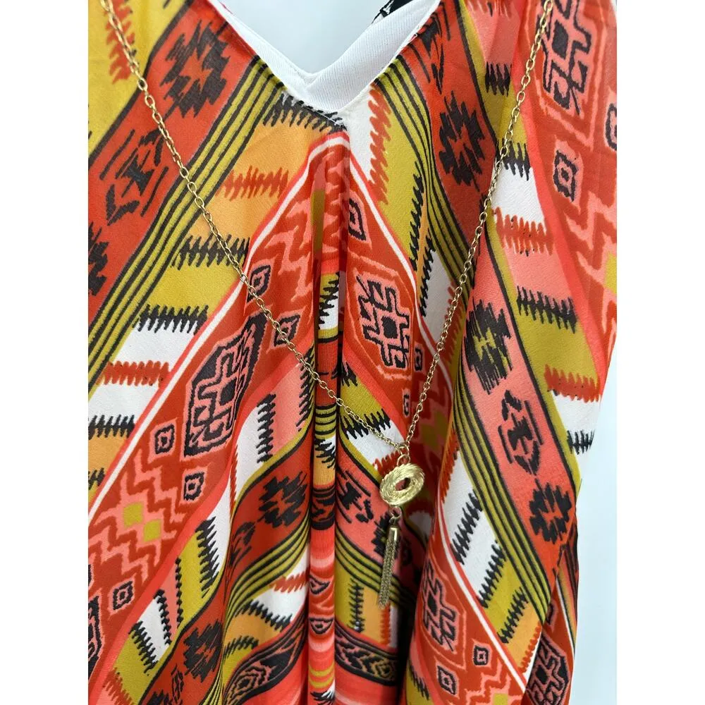 MLLE Gabrielle Smiles Fashion Handkerchief Dress Women's Plus Size 2X NWT - Image 4