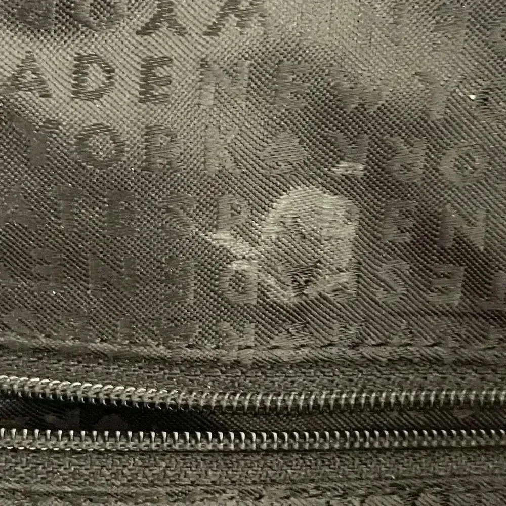 Kate Spade New York Logo Black Leather Tote Double Handles Shoulder Bag Ruffle - Image 14