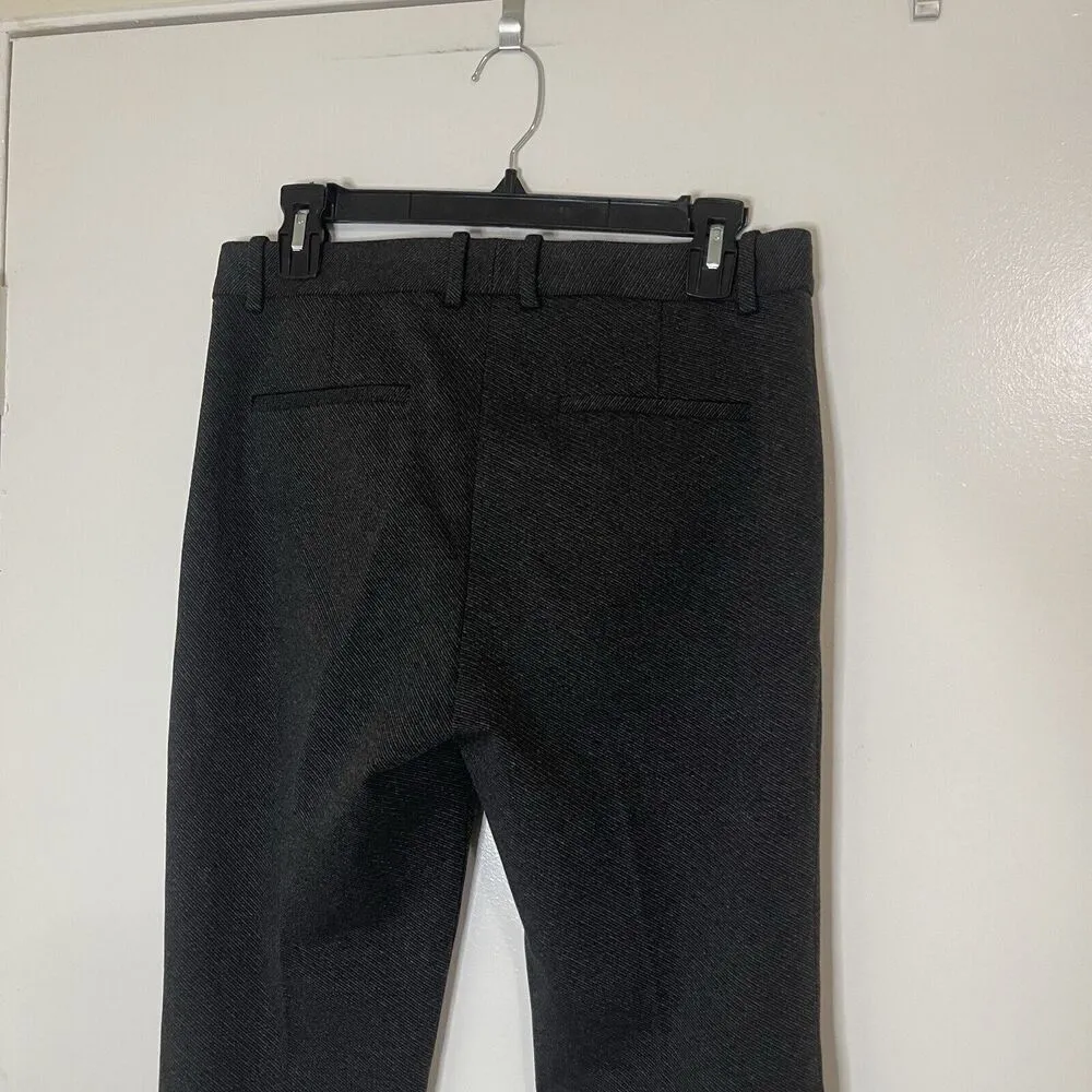 NWOT Theory pintuck knit twill dark gray trouser pants size US 4 - Image 5