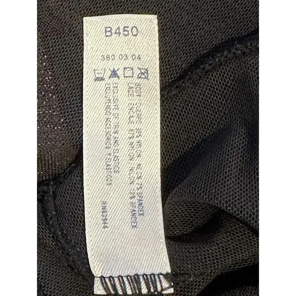 Barely There Mesh Tank Top‎ With Lace Trim | Size M Black Size M - Image 4