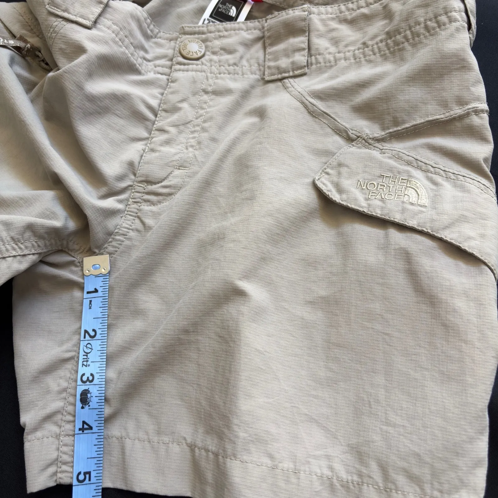 The North Face Hiking Shorts Stow‎ Pocket Activewear Outdoor Womens Size 2 - Image 10