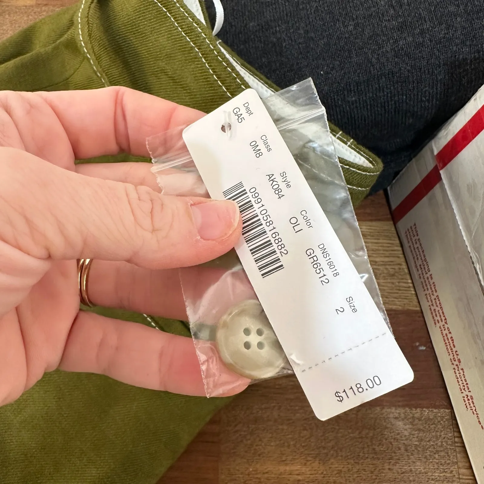 J Crew Womens Skirt 2 NWT $118 Army Green Midi Pocket Belt Button Linen Blend - Image 2