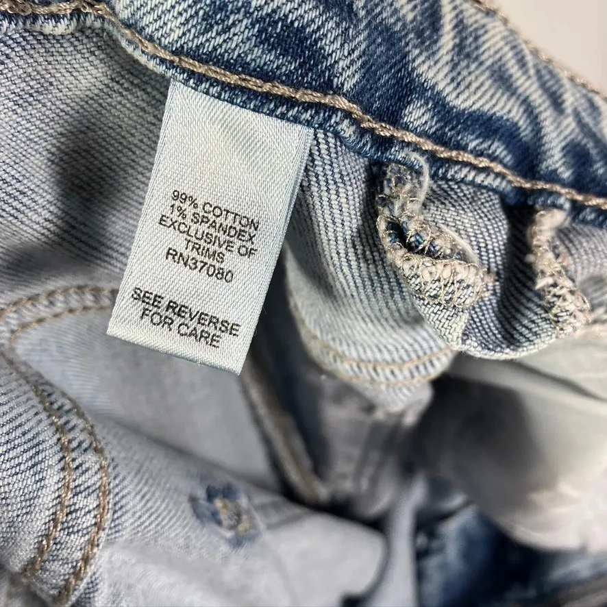 VERSONA Modern Wide Leg Jeans Women's Size 10 Light Wash High Rise Denim - Image 10