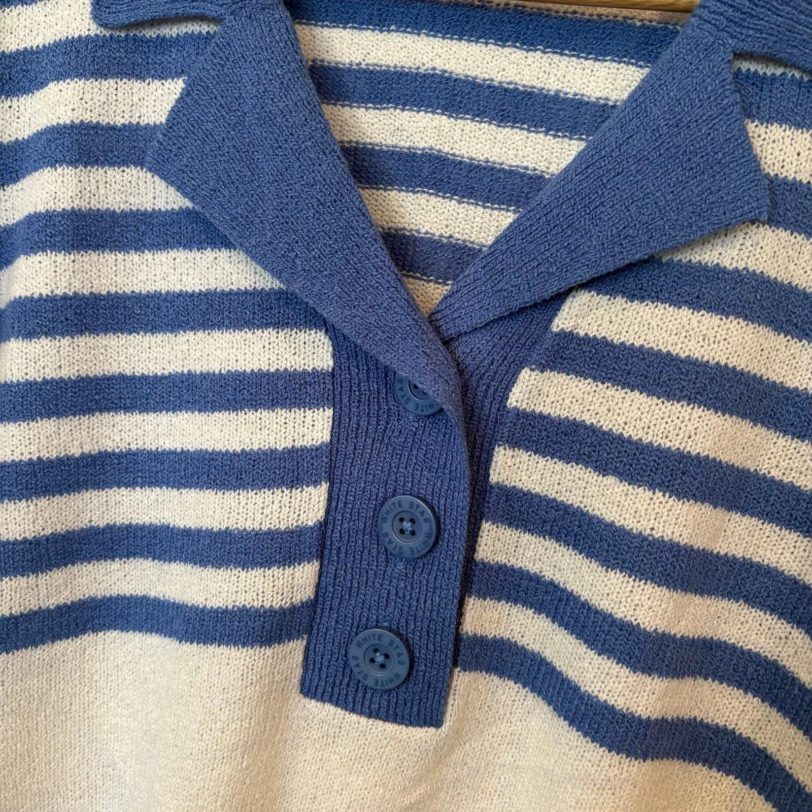 White Stag Blue And White Stripe Top Size‎ XL - Image 3