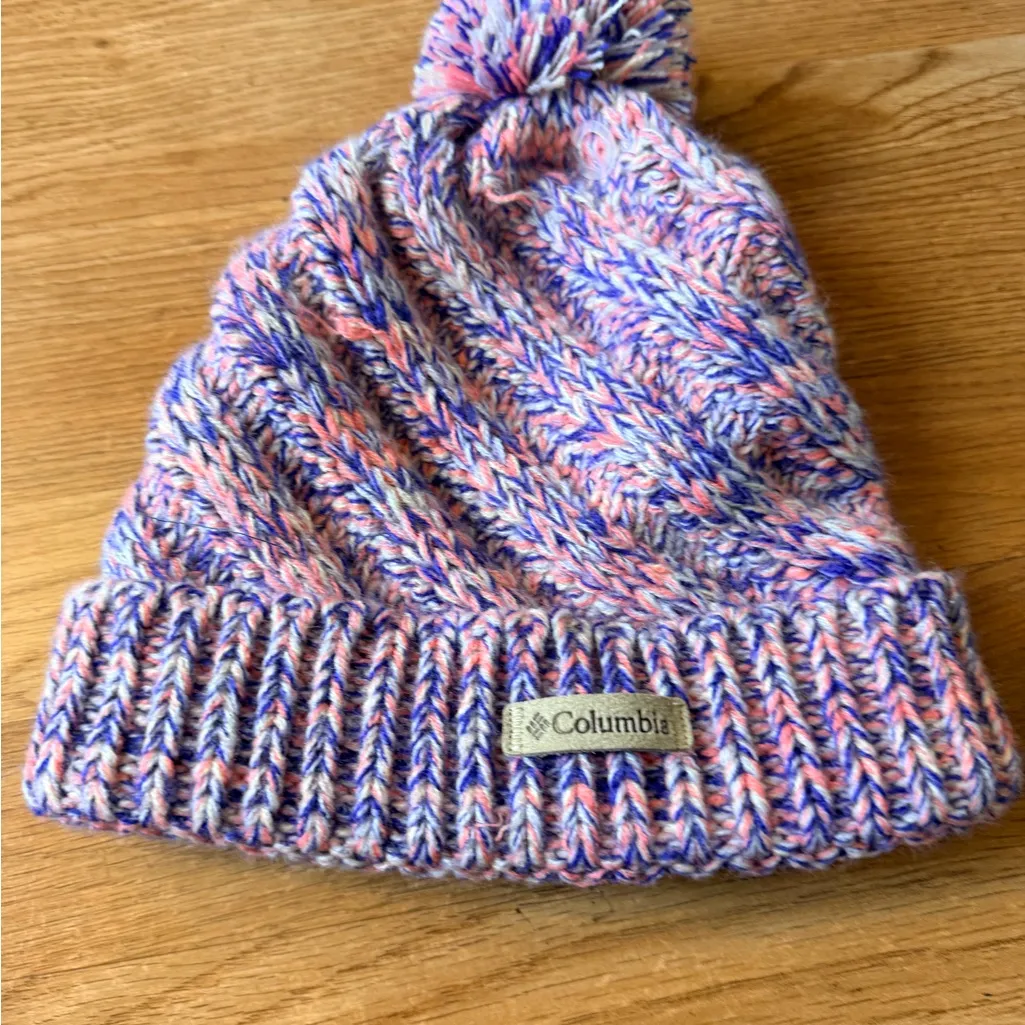 Columbia  Multicolor Knit Beanie with Pom-Pom - Image 5