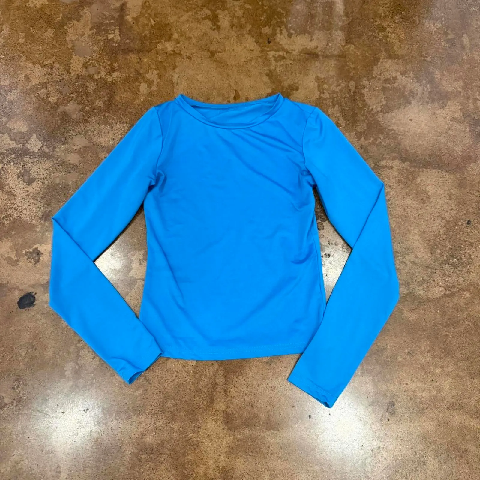 Fitted Flattering Royal Blue Thin Long Sleeve Size XS - Image 2
