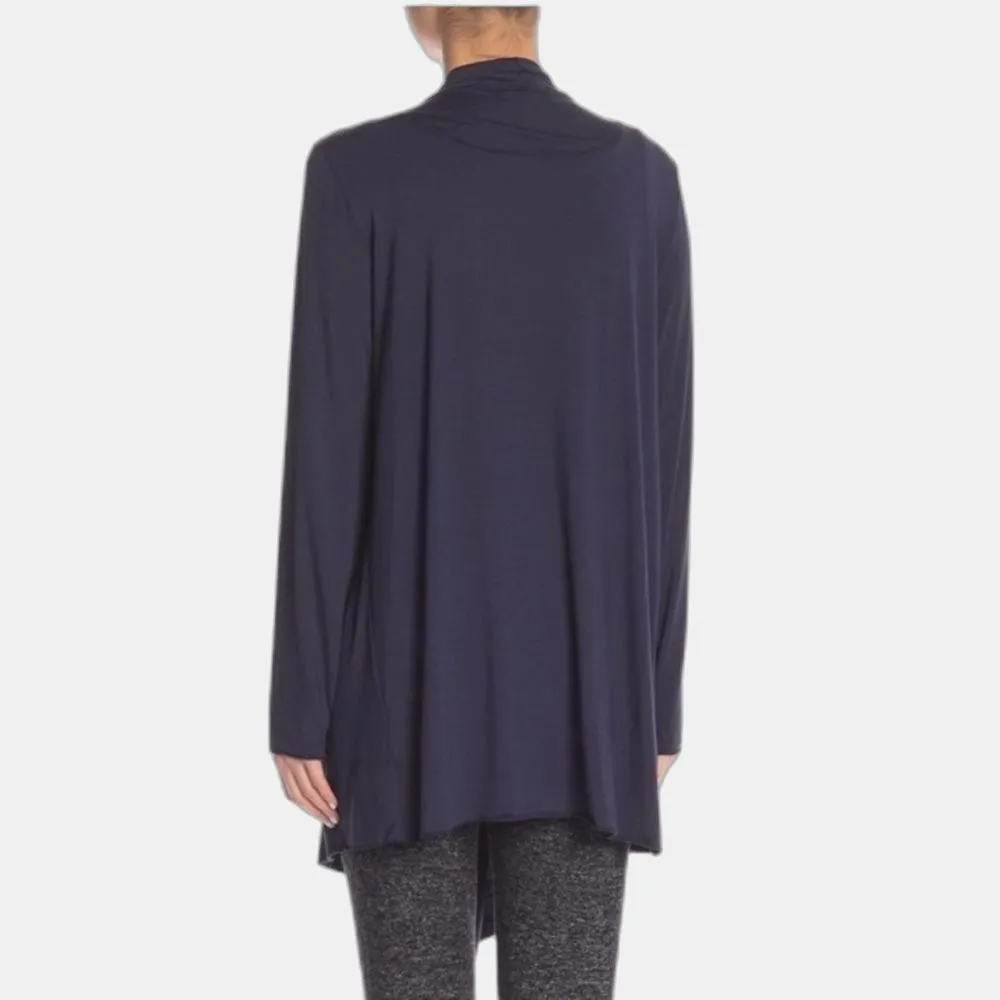 BAREFOOT DREAMS Luxe Milk Jersey Open Front Cardigan Sweater Wrap Womens XL Cozy - Image 6