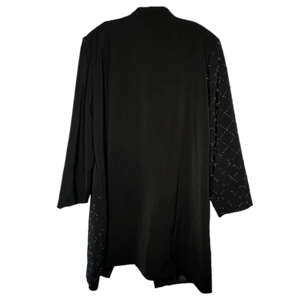 Vintage Harmony New York Black Long‎ Dress Coat Size undefined - Image 4