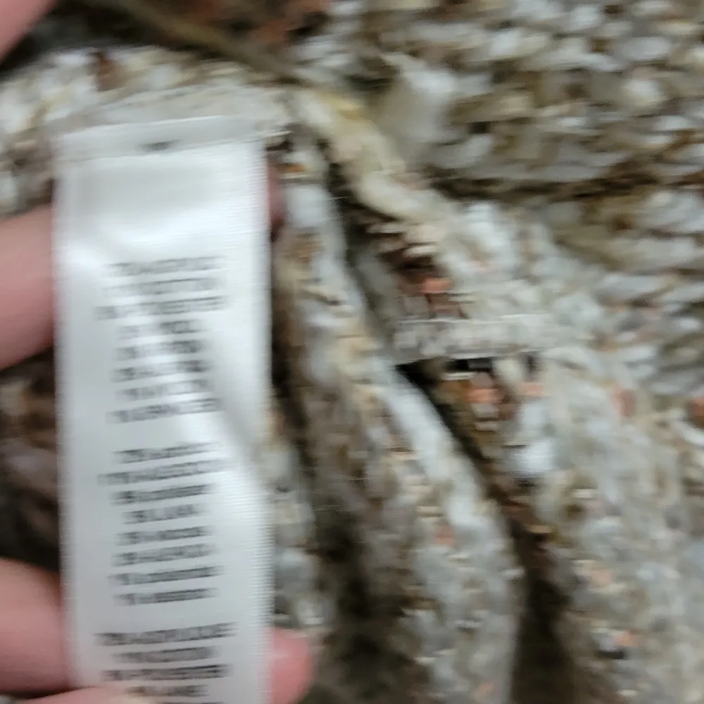 Chico's Nikita tweed inspired fringe cardigan size 1 (medium) - Image 10