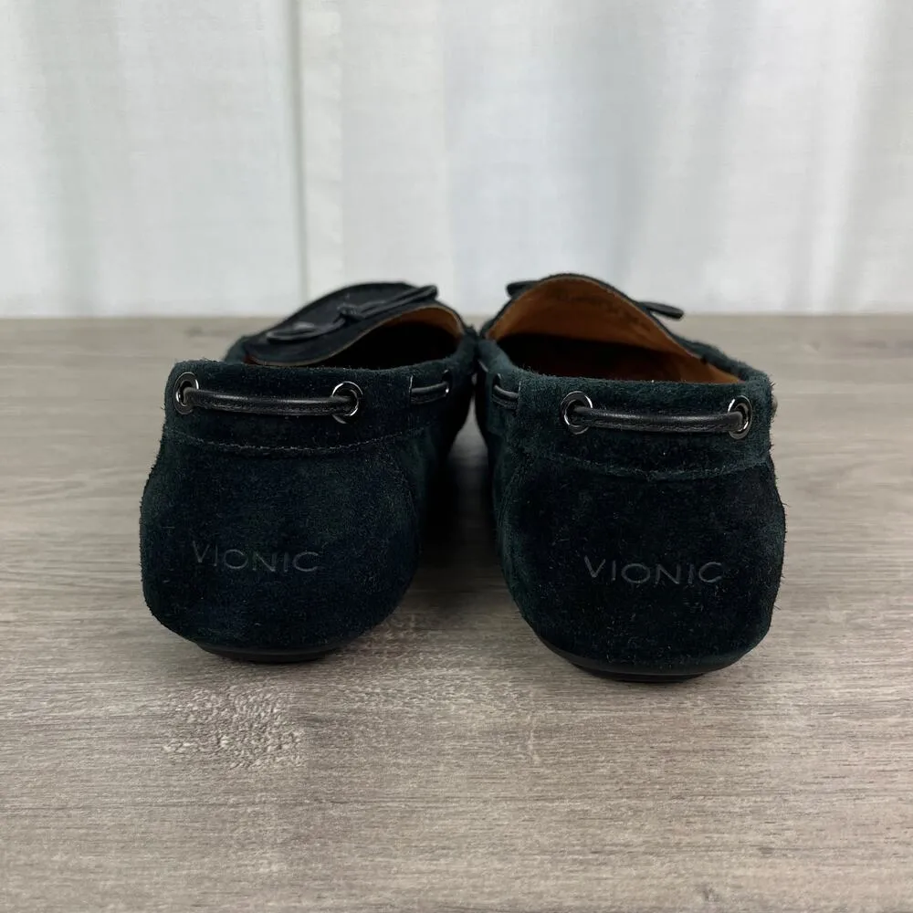 Vionic Black Suede Virginia Moccasin Loafer Sz.9W - Image 7