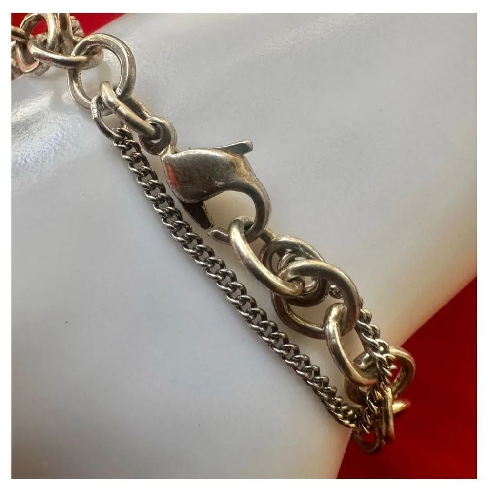 James Avery Sterling silver A monogram bracelet - Image 2