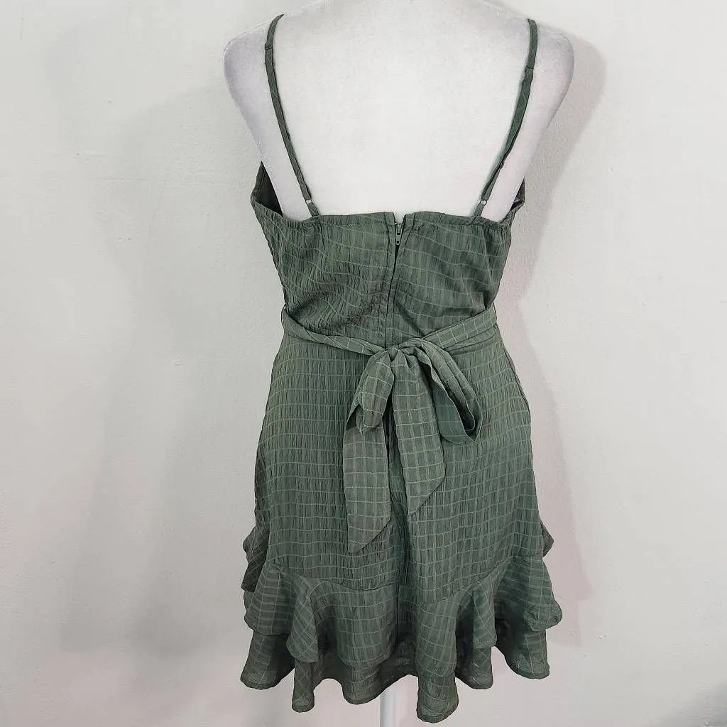 Francesca's Trixxi Green Mini Dress Size Small NWOT Green Wedding Guest Dress - Image 5