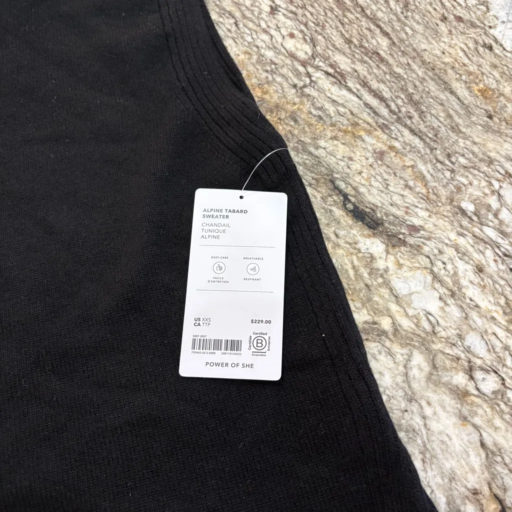 Athleta NWT Women's Alpine Tabard Sweater - Image 4