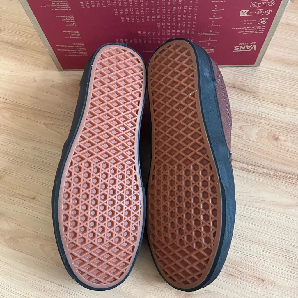 Vans Atwood Mixed Canvas Root Beer Mens 8.5 US Women 10.0 US - Image 8