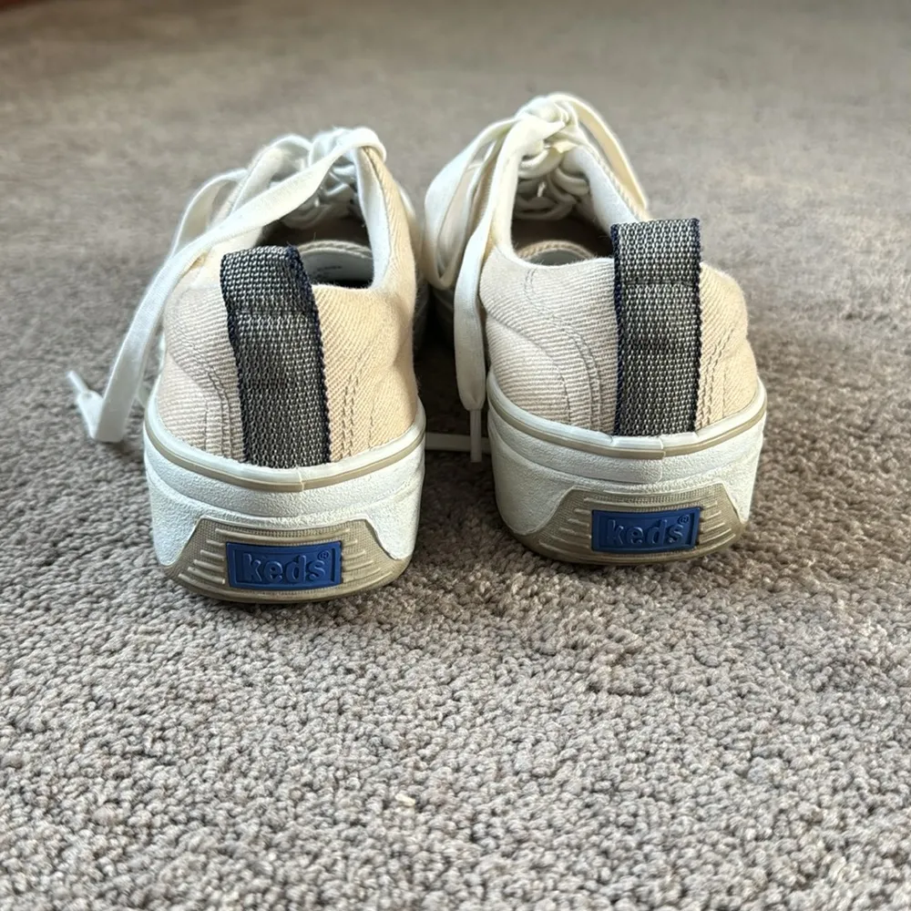 Keds Beige Stretch Shoes SIZE 8 - Image 4