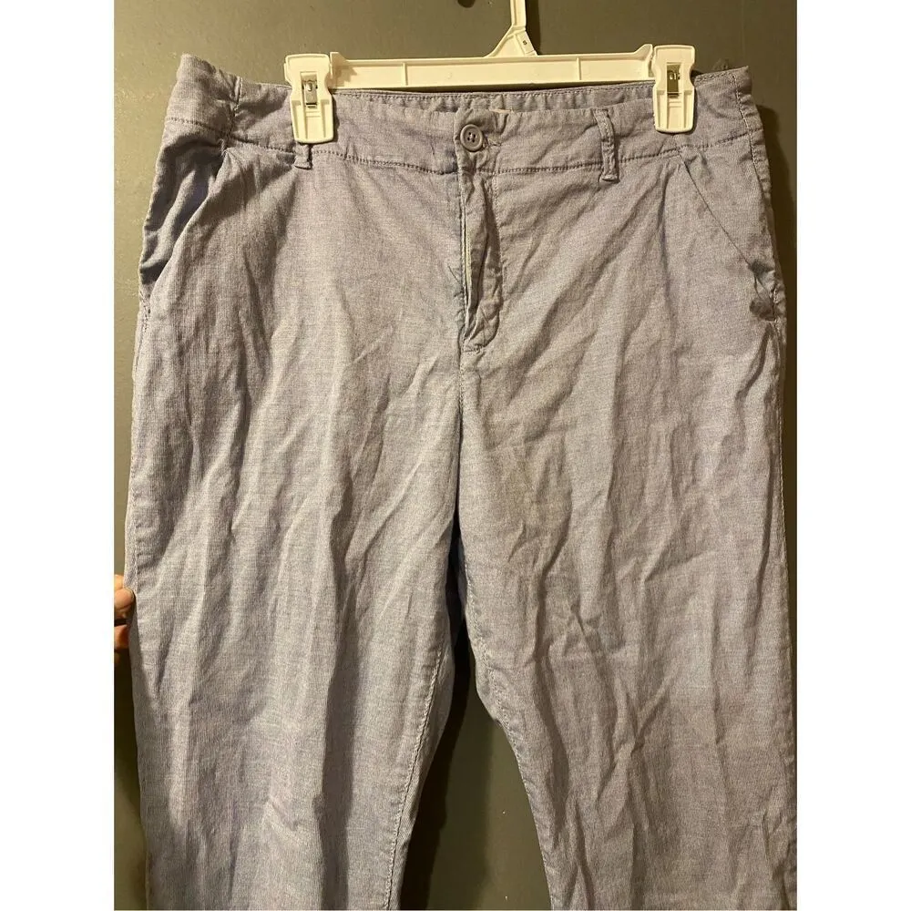 H&M Label Of Graded Goods Light Blue Straight Leg Casual/Dress Pants 10 - Image 5